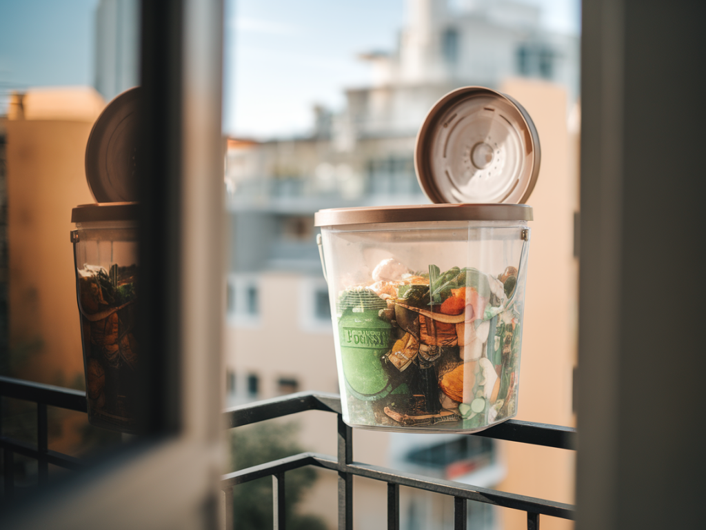 Kompostieren auf kleinstem raum wie du mit einem Bokashi-eimer balkonküchenabfälle verwandelst