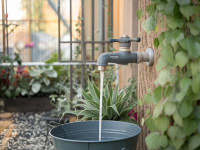 Wie du mit einem einfachen wassersparventil von grohe im küstengarten 4 weniger Leitungswasser verbrauchst