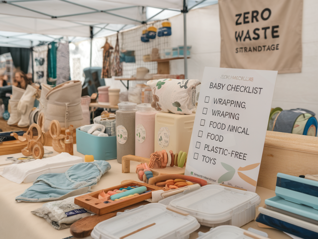 Zero-waste-strandtage mit baby: checkliste für wickeln, essen und plastikfreie spielzeuge