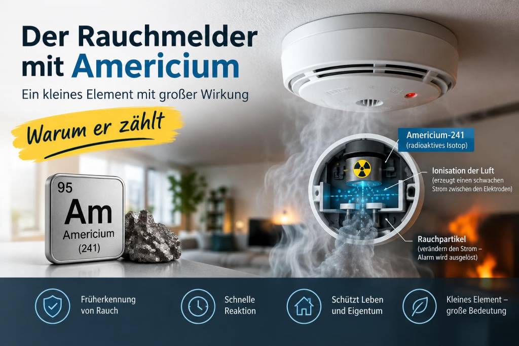 Der détecteur de fumée à laméricium expliqué: warum er zählt