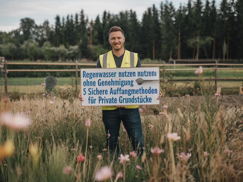 Regenwasser nutzen ohne genehmigung 5 sichere auffangmethoden für private grundstücke