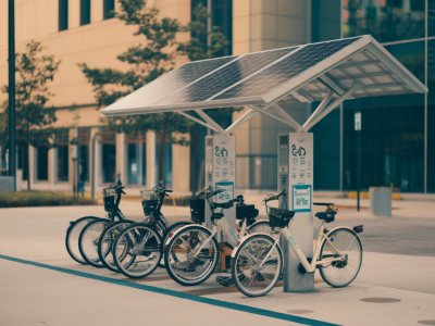 So baust du eine nachbarschaftliche faltrad-ladestation mit solaranschluss und vermeidest Parkplatzchaos